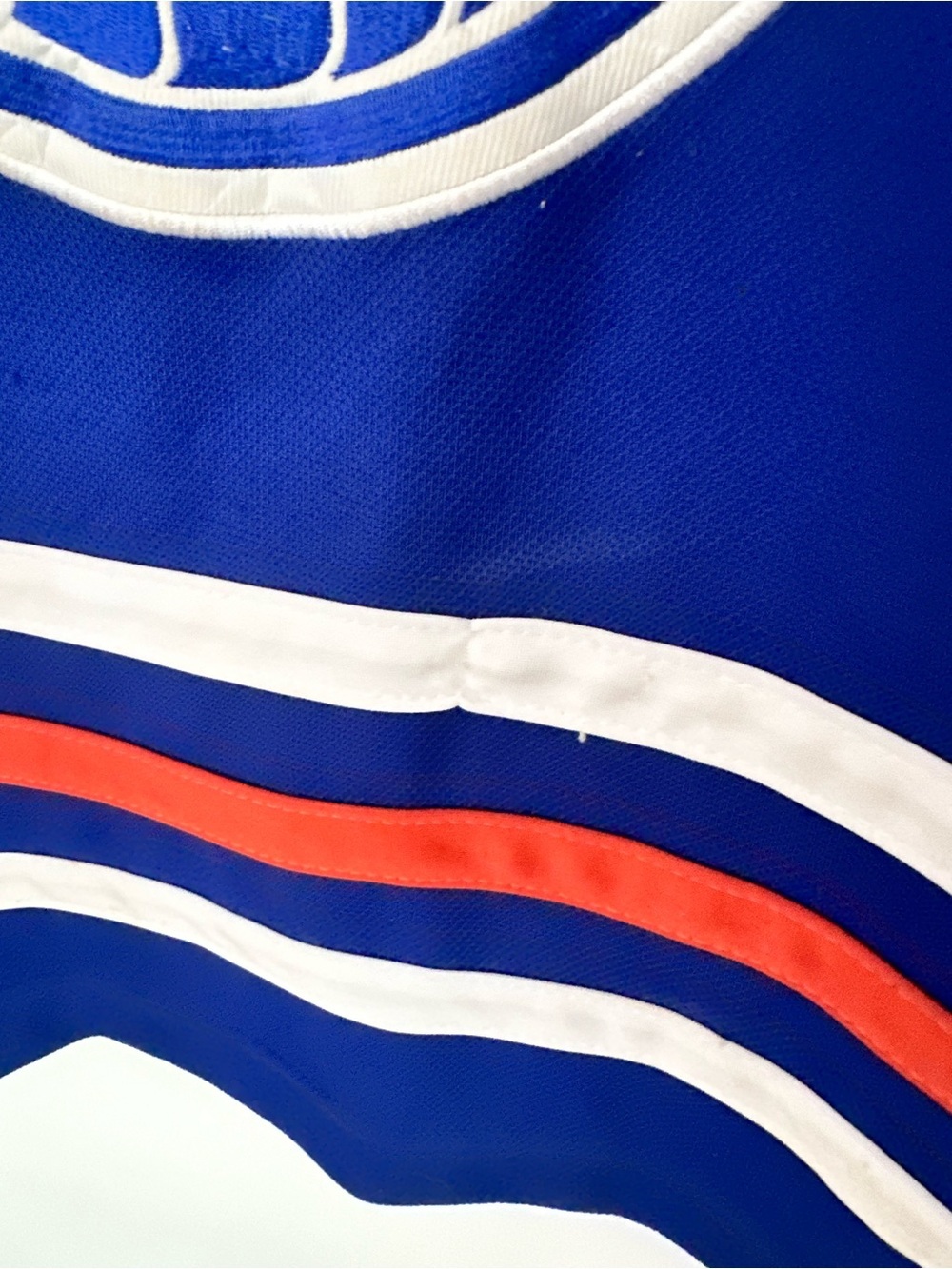 Edmonton Oilers Reebok Blue and Orange Eberle #14 Hockey Jersey - Picture 8 of 14